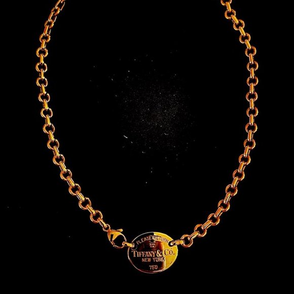 Return to Tiffany 18K  yellow gold necklace - Picture 3 of 7
